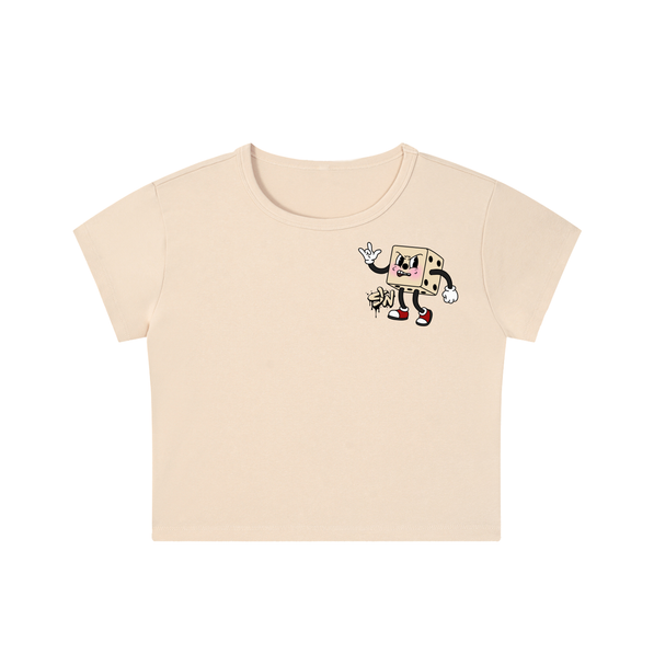 Snow Washed Crop Top