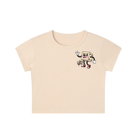 Snow Washed Crop Top