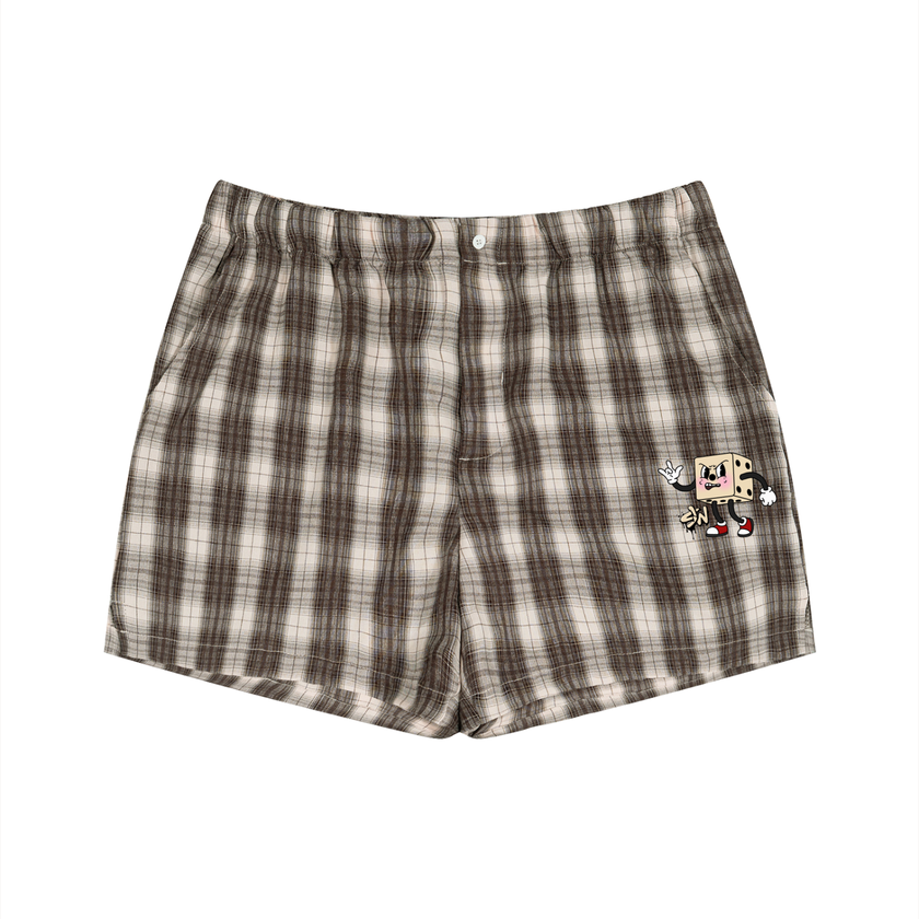 loadeddice,plaid,lightweight,shorts