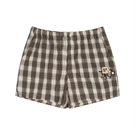 loadeddice,plaid,lightweight,shorts