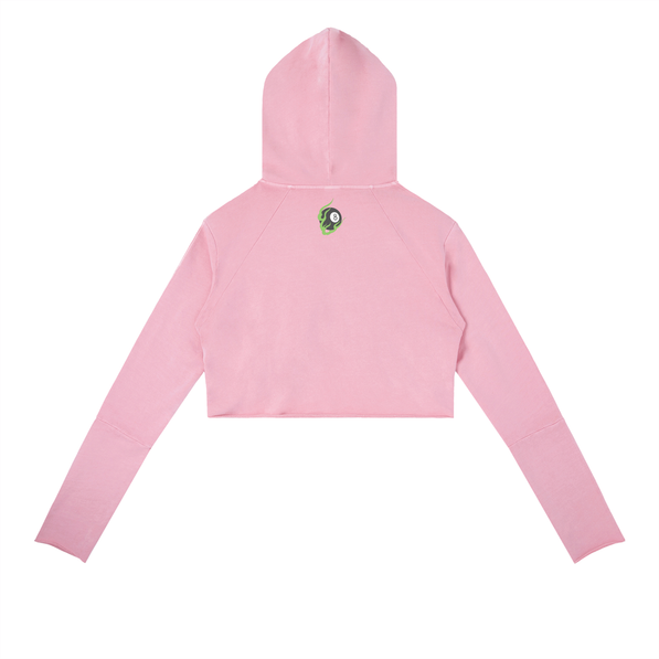 Vintage Washed Cropped Hoodie