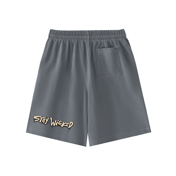Vintage Wash Loaded Dice Cotton Shorts