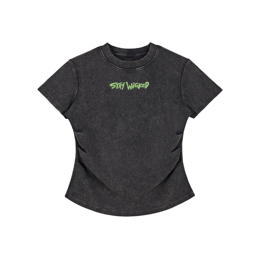 8ball,green,staywicked,bodycon,tee