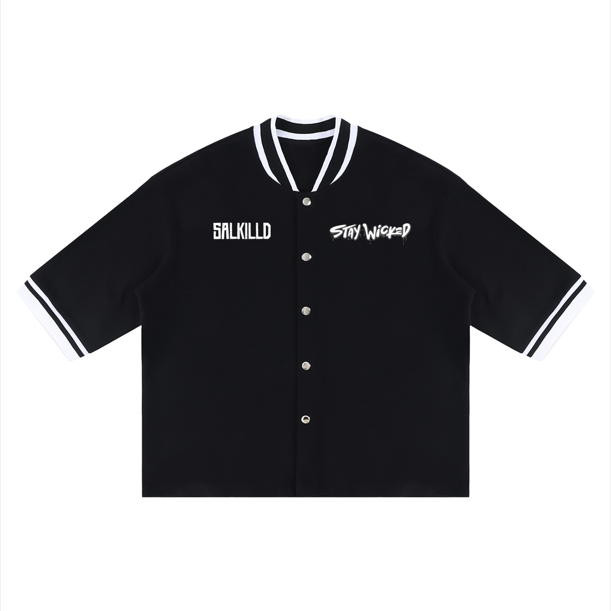 Stay Wicked Unisex Boxy Heavyweight Baseball Jersey