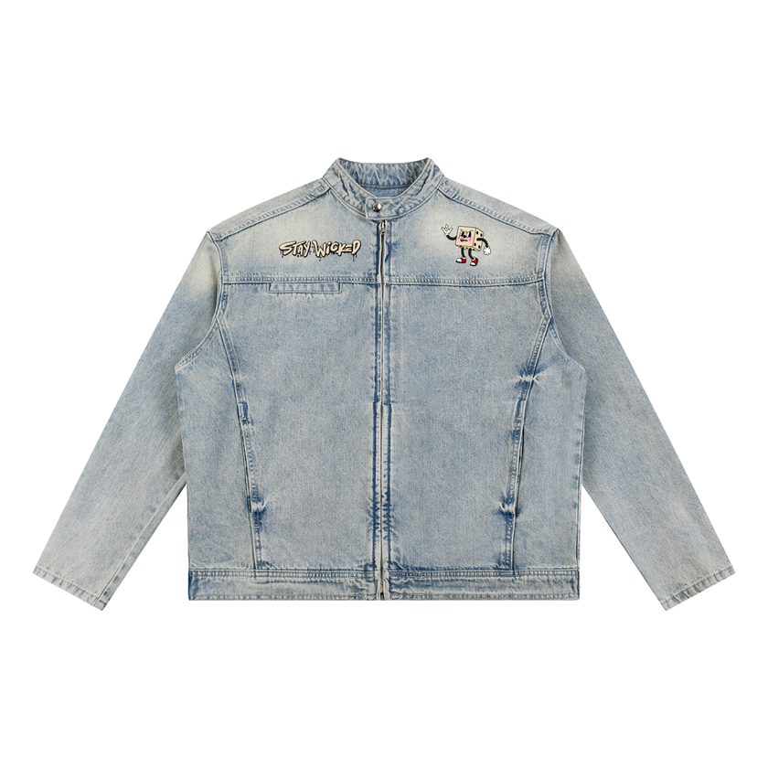 Vintage Loaded Dice Denim Jacket