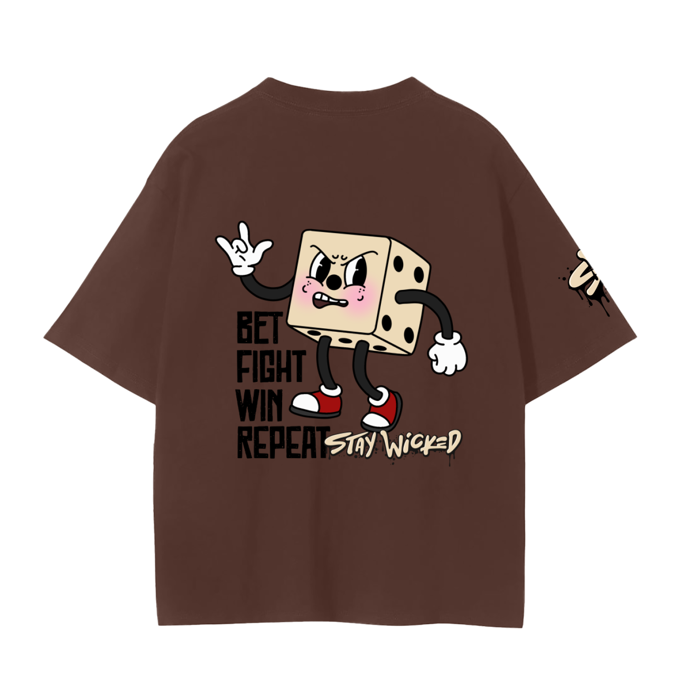 Drop Shoulder Loaded Dice Tee
