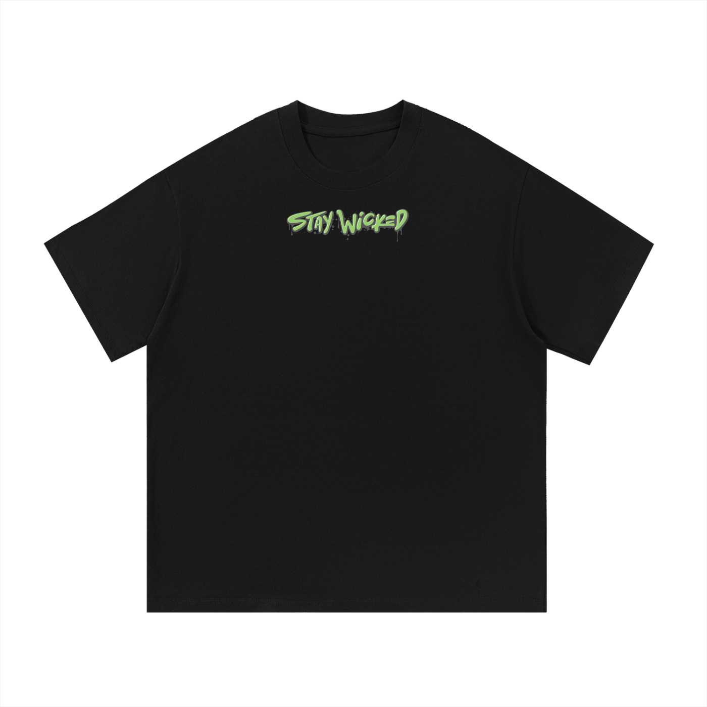 basictee,green,brighttee,staywickedtee