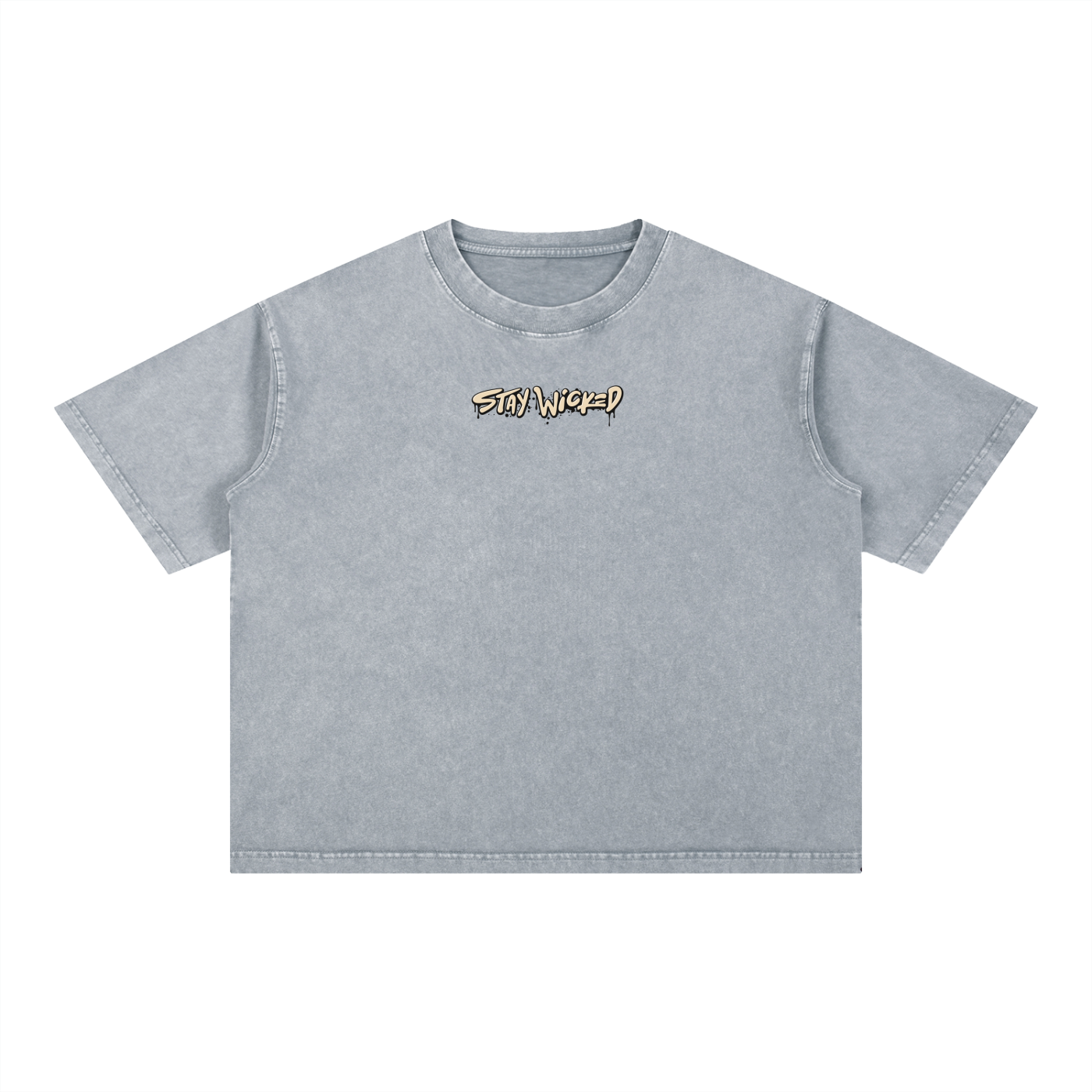 Wash Boxy Loaded Dice Cotton T-Shirt