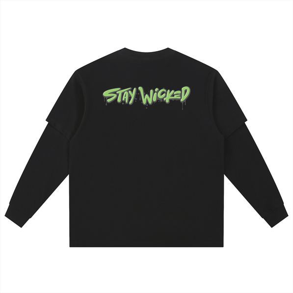 8ball,greenfont,longsleeve,staywicked