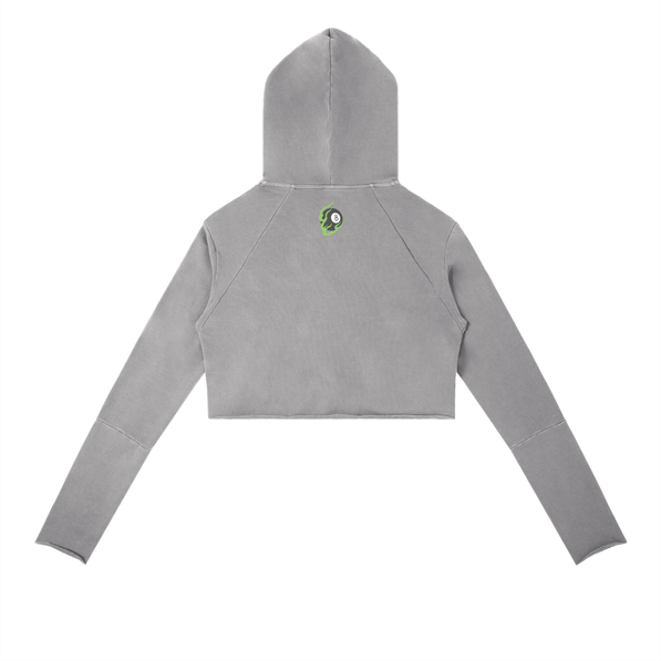 Vintage Washed Cropped Hoodie