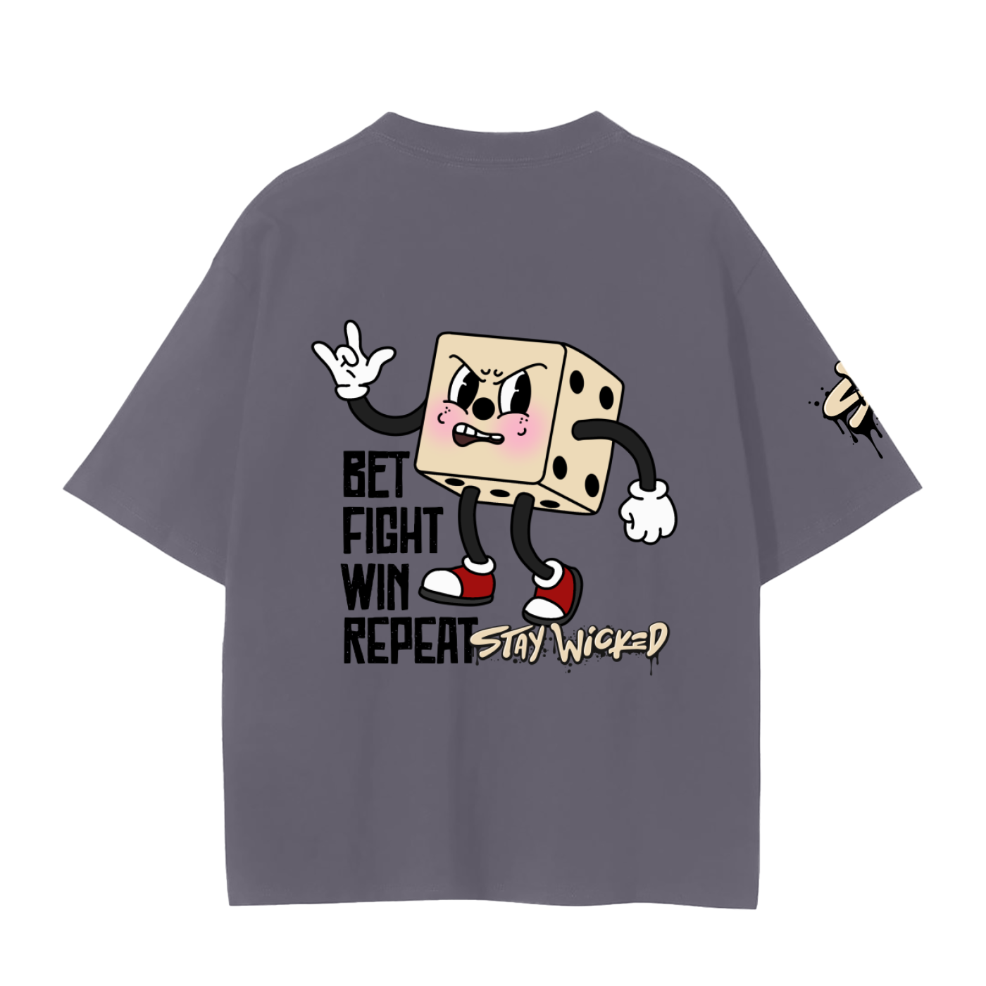 Drop Shoulder Loaded Dice Tee