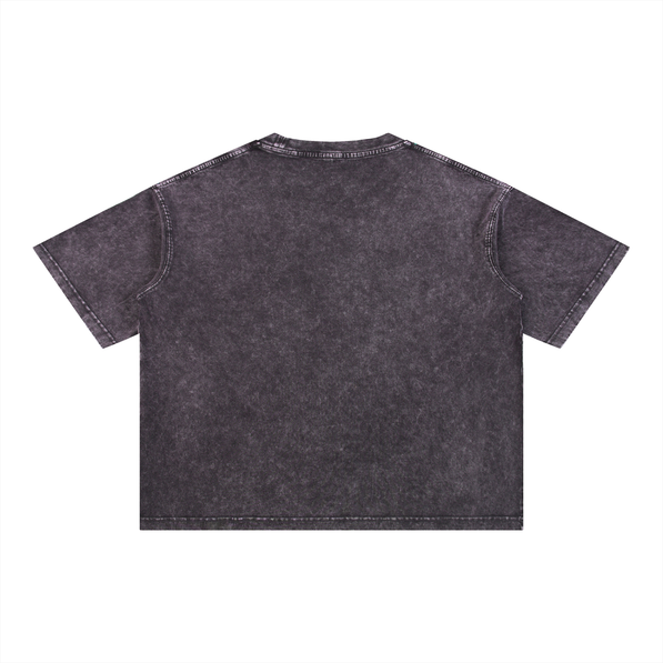 Wash Boxy Loaded Dice Cotton T-Shirt